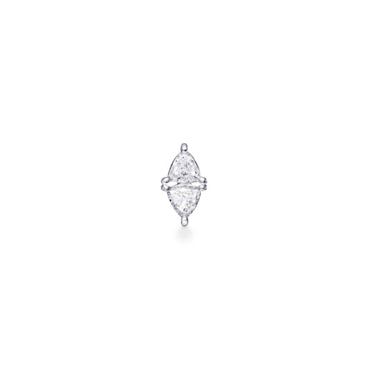cerf-volant losange diamond earring