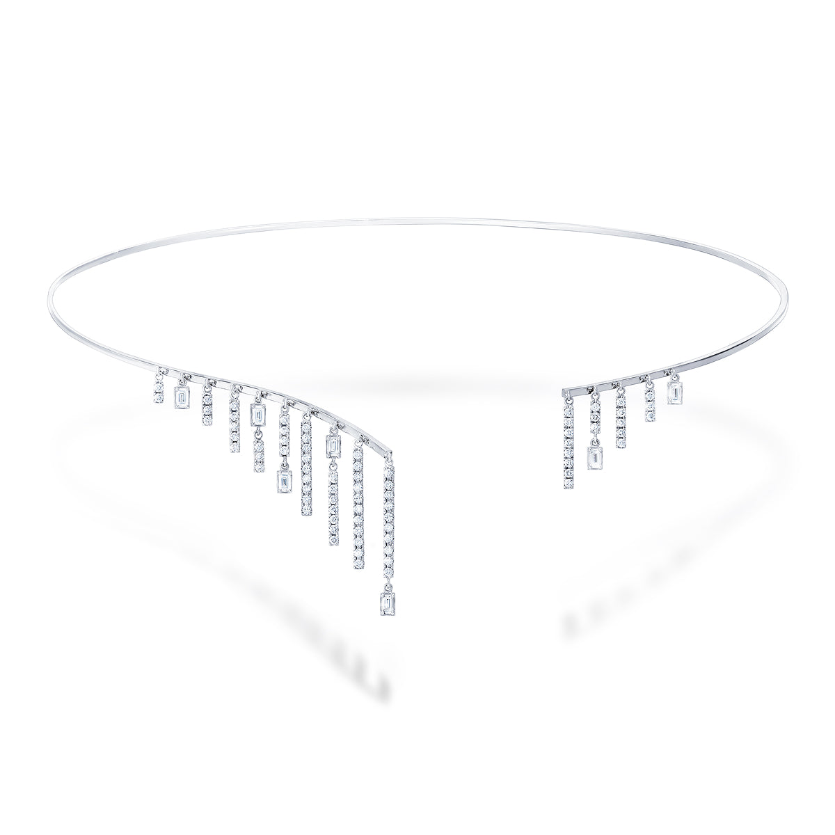 chandelier baguette grand choker