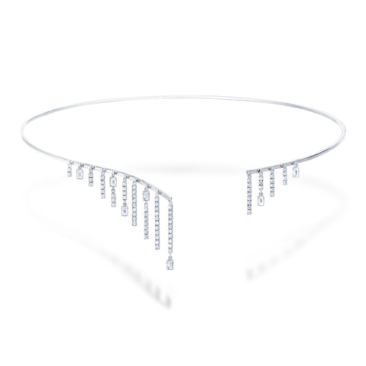 chandelier baguette grand choker