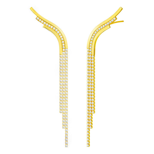 chandelier flow radiant earrings