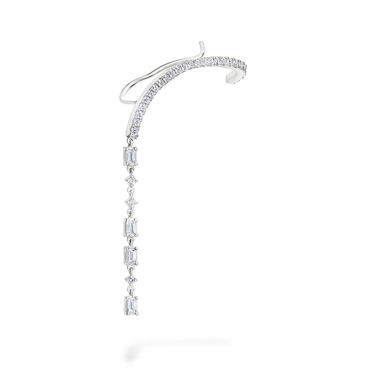 chandelier sway grace line earring