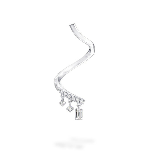 chandelier sway twist earring