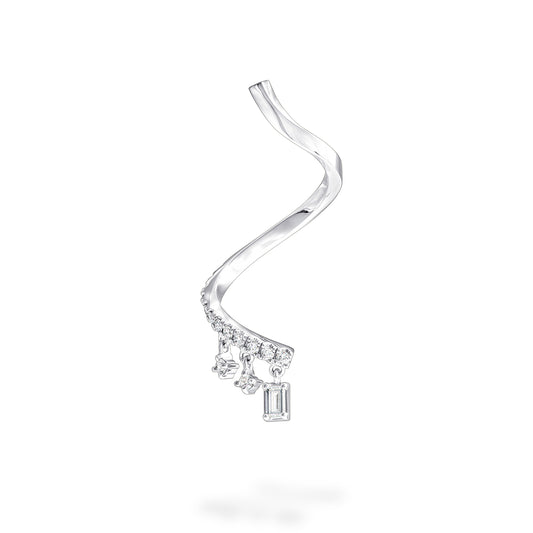 chandelier sway twist earring