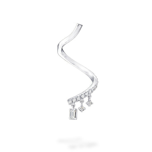 chandelier sway twist earring