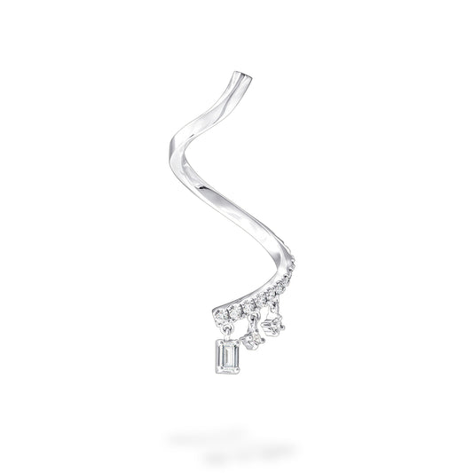 chandelier sway twist earring