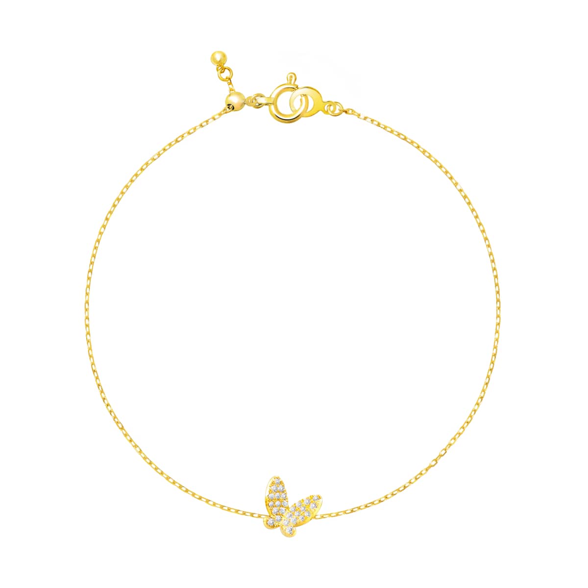 Papillon Brilliant Pavé Bracelet