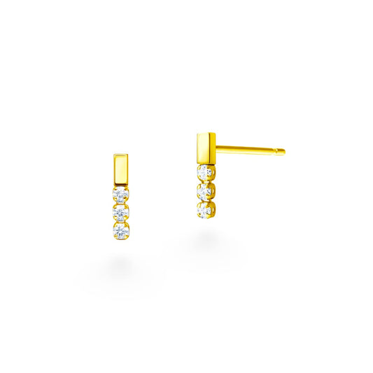 chandelier line petit earrings