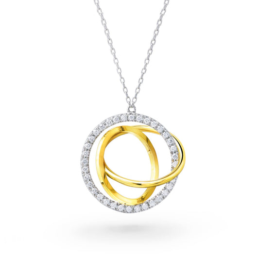 elements floating necklace