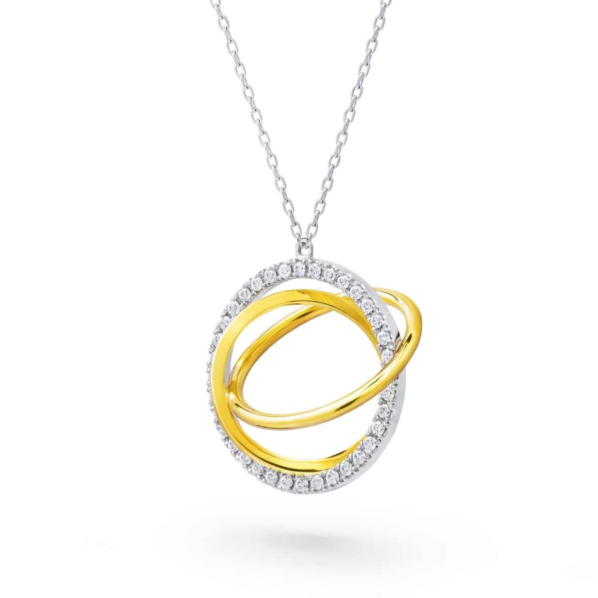 elements floating necklace