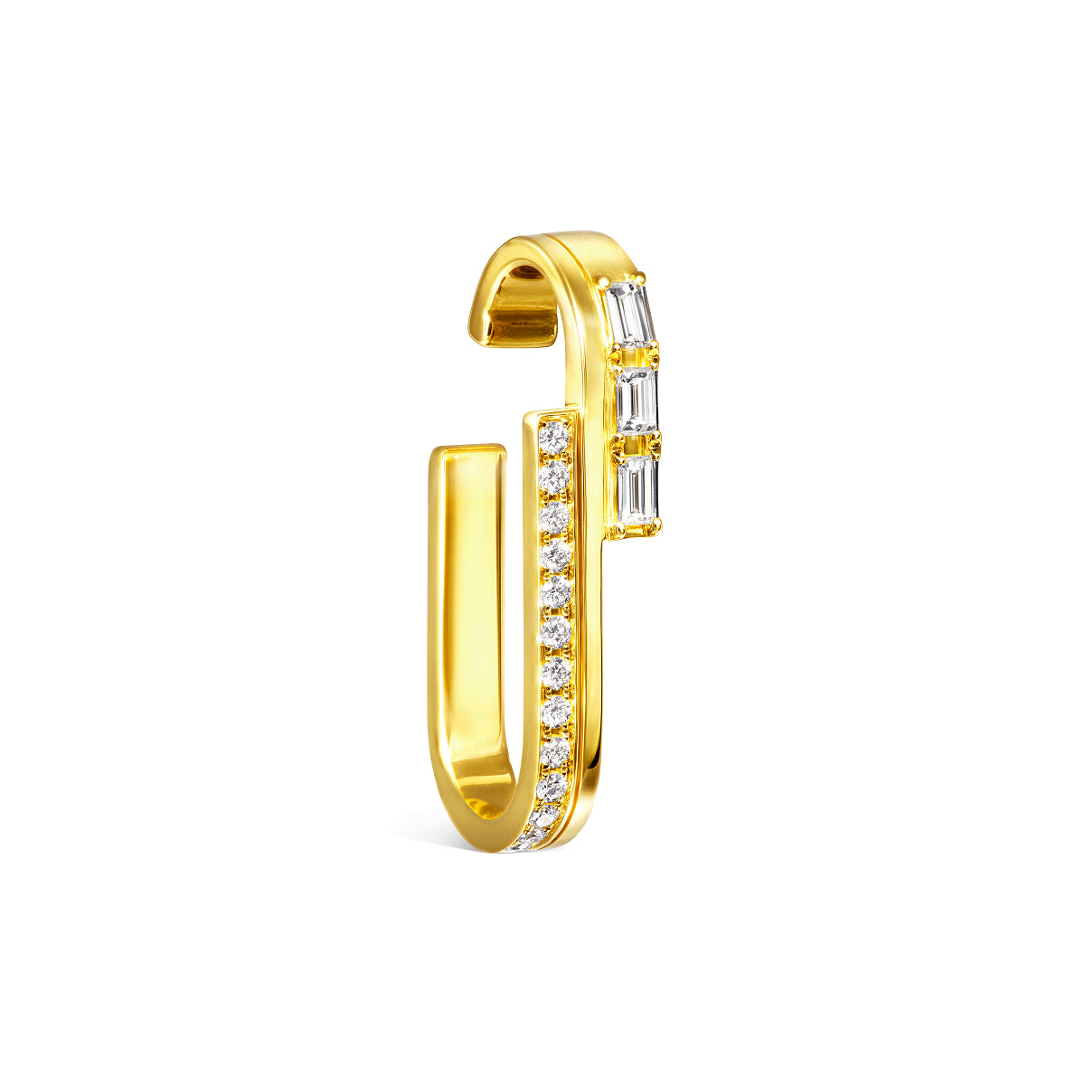 chandelier layered reflect ear cuff