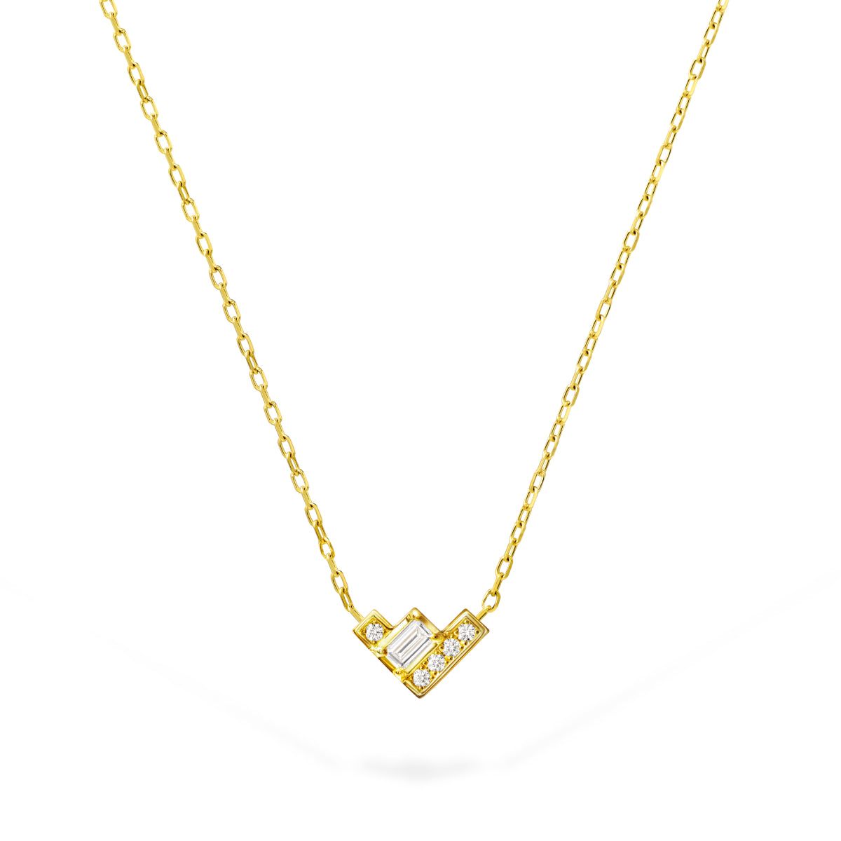 chandelier layered lueur necklace