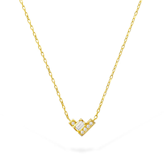 chandelier layered lueur necklace