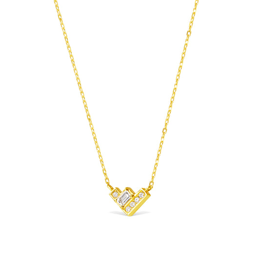 chandelier layered lueur necklace