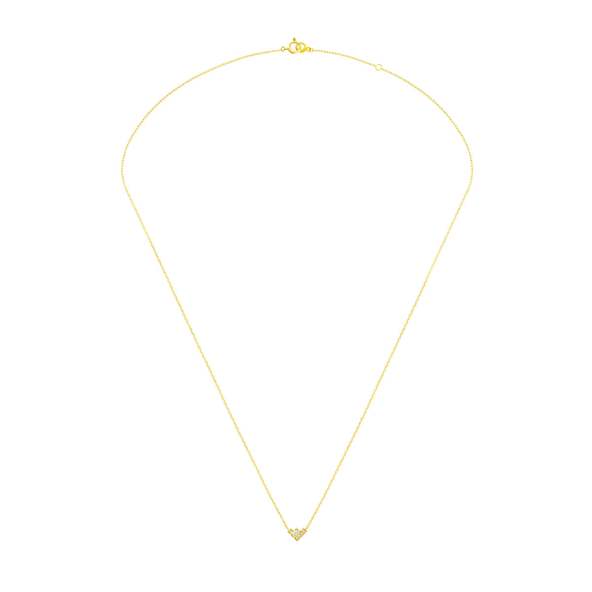 chandelier layered lueur necklace