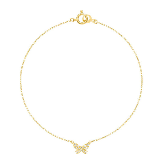 butterfly pavé bracelet