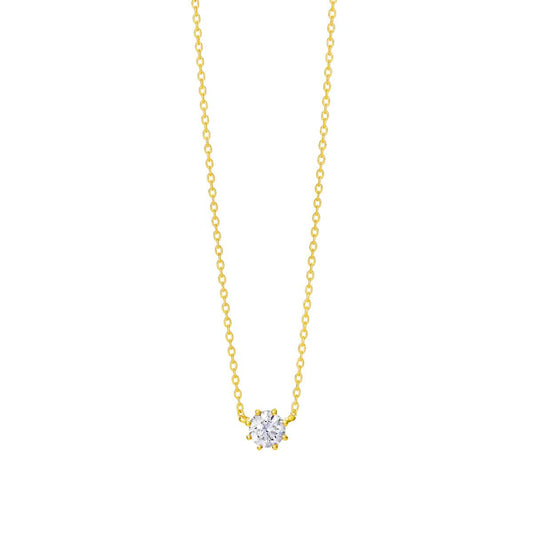 solitaire roundnecklace  (0.15 ct) 