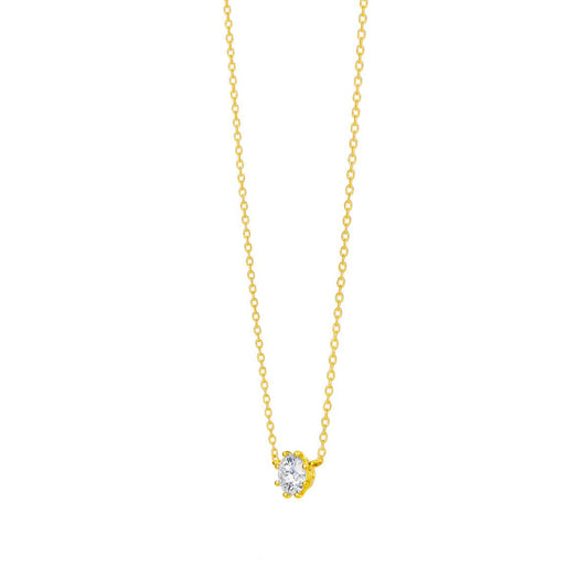 solitaire roundnecklace  (0.15 ct) 