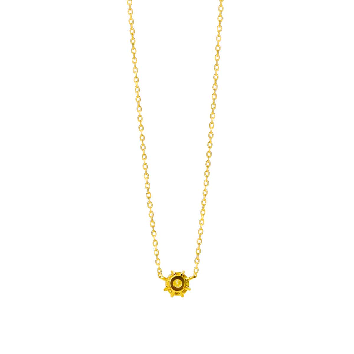 Saltia 圓形（0.15克拉數）項鍊