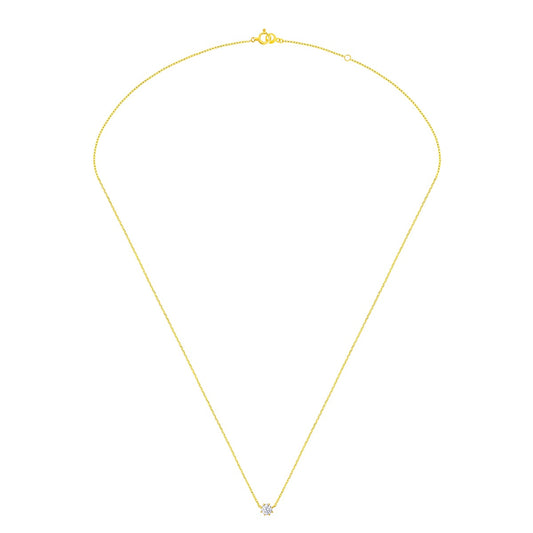 solitaire roundnecklace  (0.15 ct) 