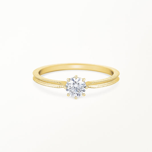 solitaire round ring