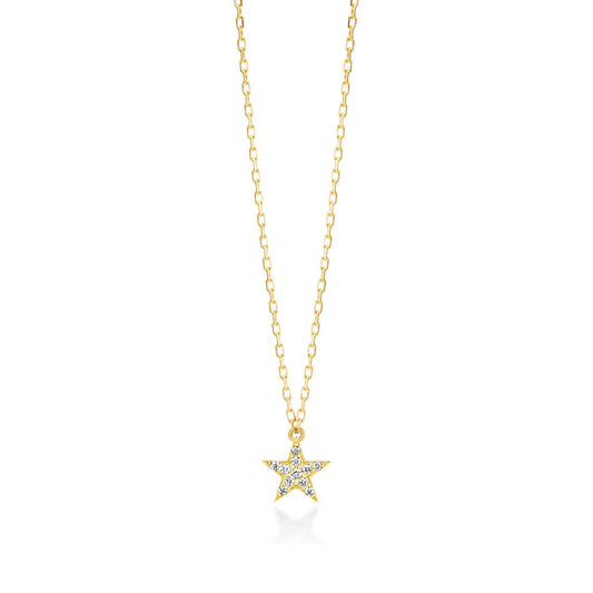 étoile pavé necklace 