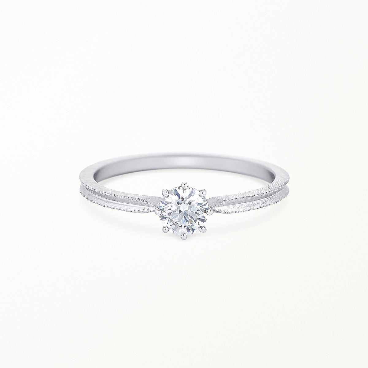 solitaire round ring