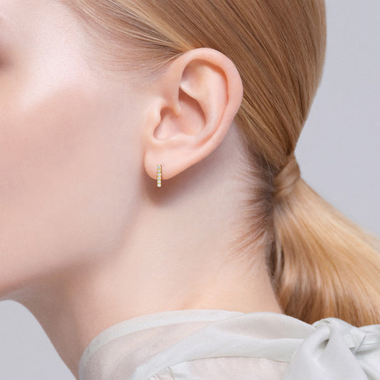 tina line short earrings