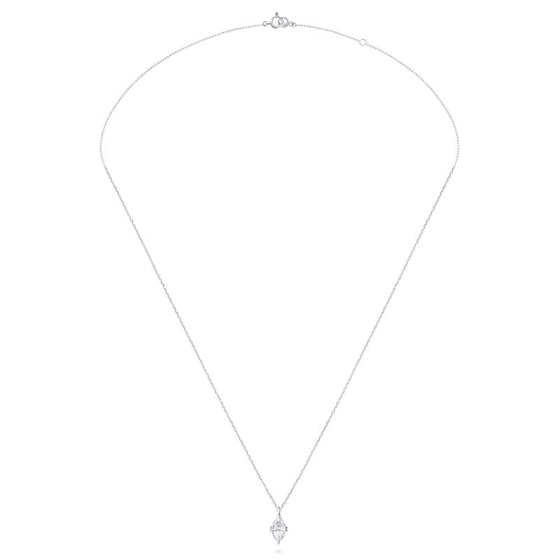 cerf-volant losange diamond necklace