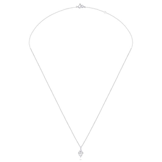 cerf-volant losange diamond necklace