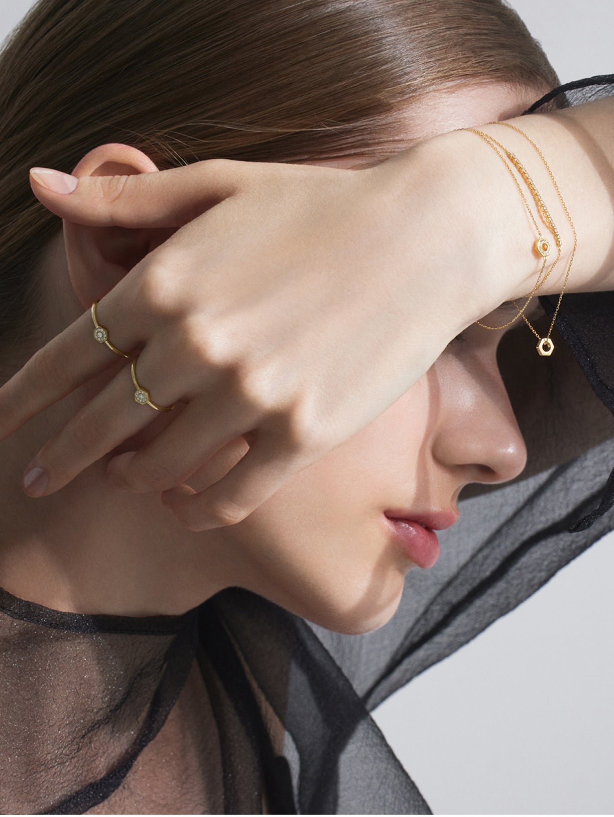 ルーシュファセットダイヤモンド リング – AHKAH