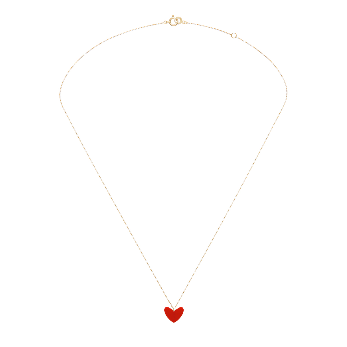 thiran heart midi necklace