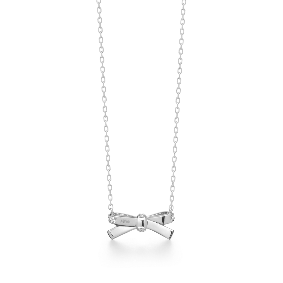 Collier petit ruban diamond