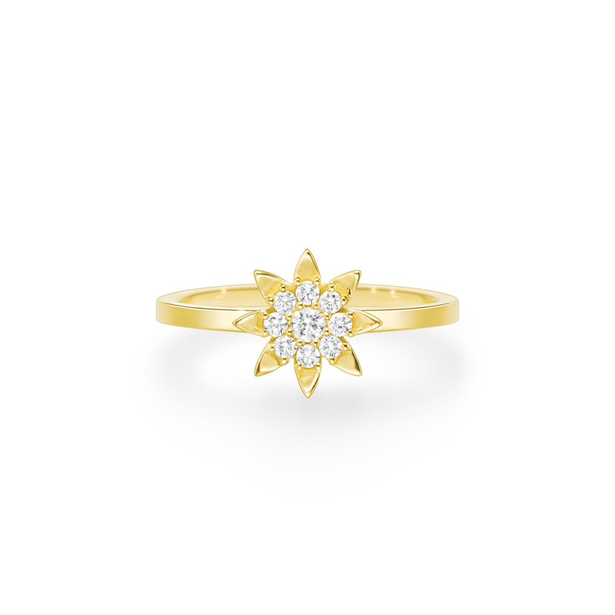 petit soleil diamond ring