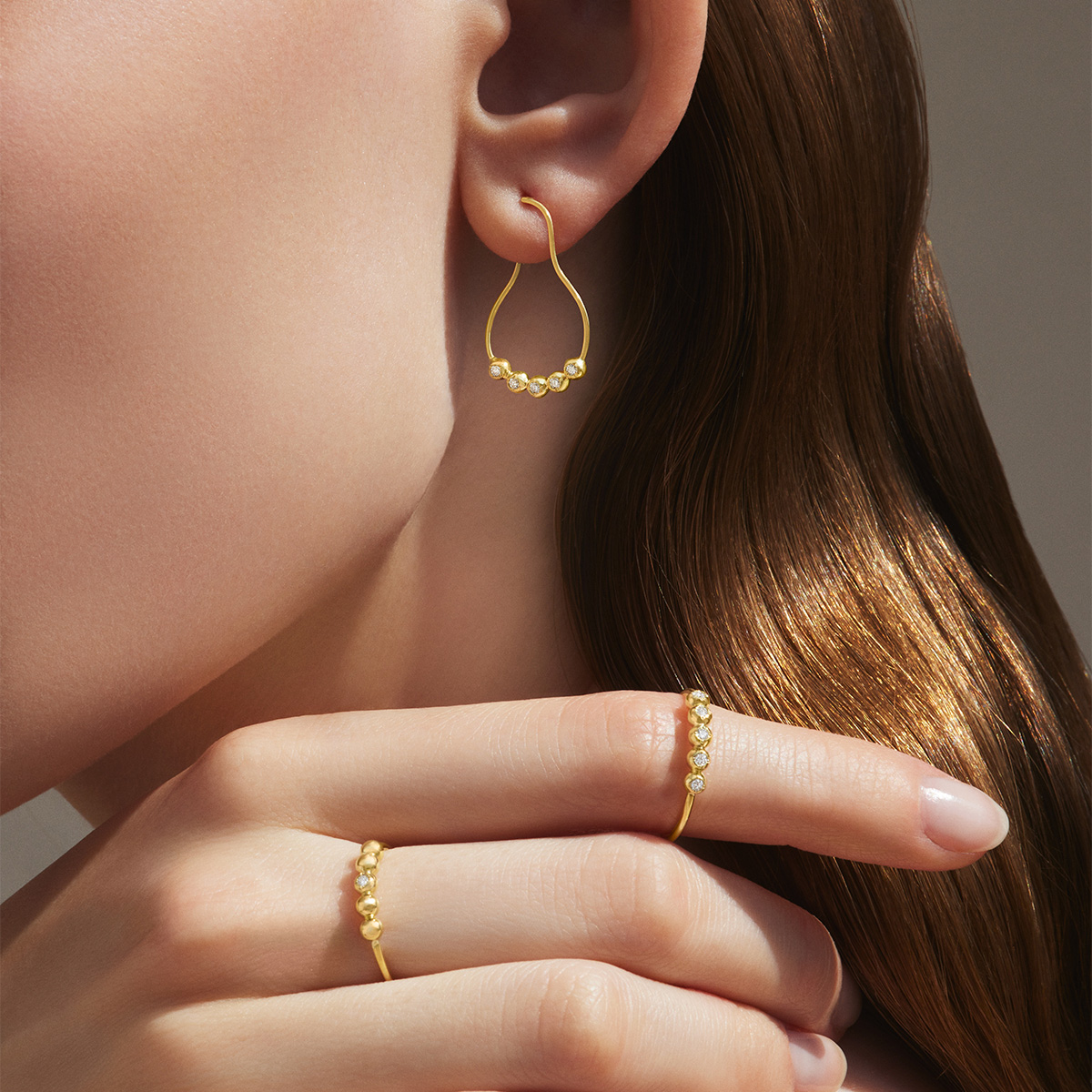 bindu remedy double hoop earrings